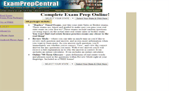 Desktop Screenshot of examprepcentral.com